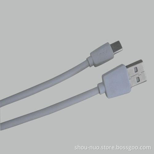 USB 2.0 Micro-USB to USB Cable 3 Feet High-Speed A Male to Micro B with white